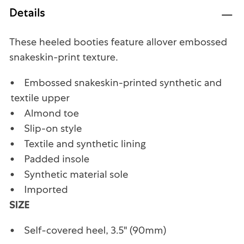 NWT Sam Edelman "Case" Snake Print Python Ankle Heel Boots | Women's Size 7.5 - Picture 9 of 10